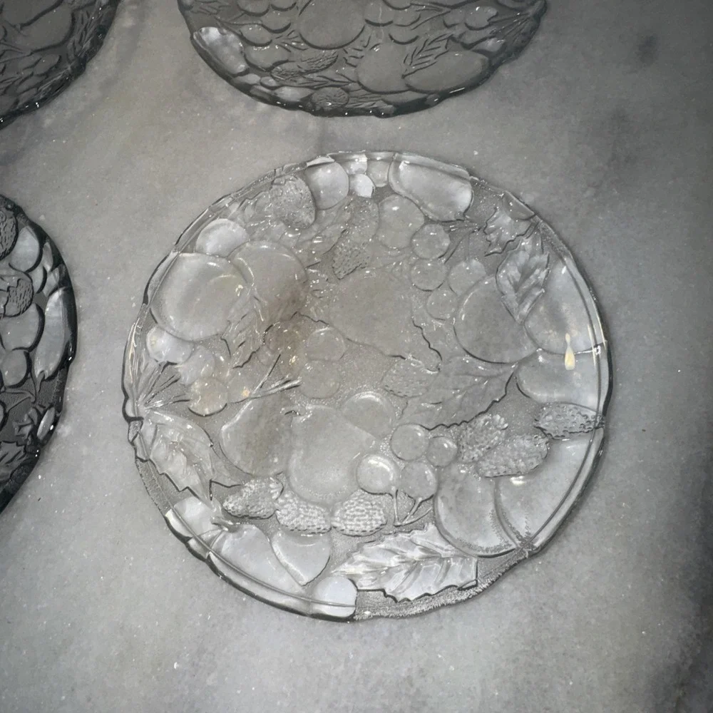 Fruit Bounty Vintage Salad/desert Plates Set Of‎ 4 New In The Box.